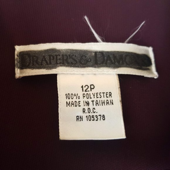 NWOT Drapers and Damon burgundy suit jacket - Picture 2 of 2